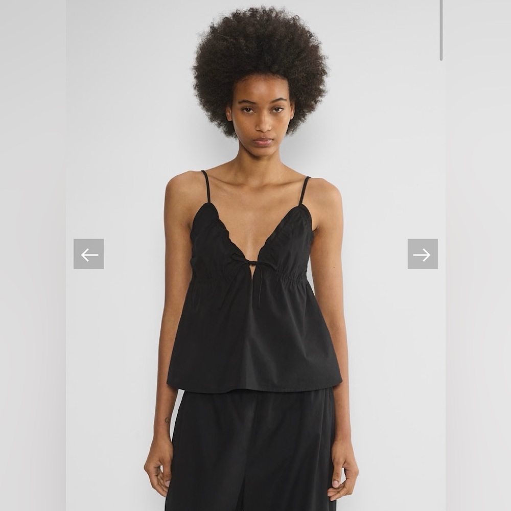 Wilfred Caviar Poplin Camisole